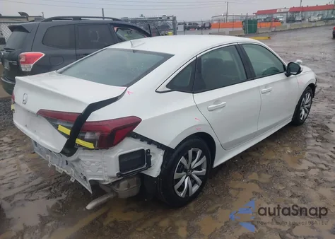 2025 Honda Civic Lx z USA, uszkodzony, nr VIN 2HGFE2F24SH551936